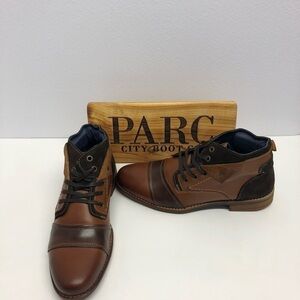 Parc ankle shoe boot leather cognac